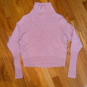 ARITZIA Cozy Pink Turtleneck Sweater